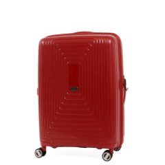 EN3520-24-4  Чемодан 4-х колесный 100% полипропилен FABRETTI (Красный/47*68*29/полипропилен/M)