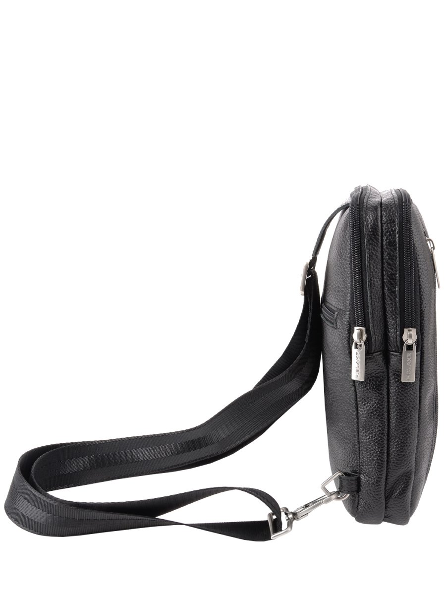 66484 Сумка АРЧИ DEERSKIN кожа черный (Черный/17*26*5/натуральная кожа/R.Blake)