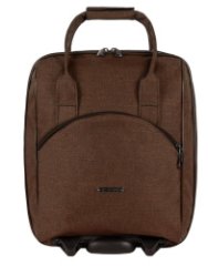 М-7314 Сумка на колесах катионик коричневый (Коричневый/38*29*22/полиэстер)