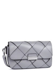 116-177-38 Сумка женская (серый) (серый/23*14*7/экокожа/Hogerland)