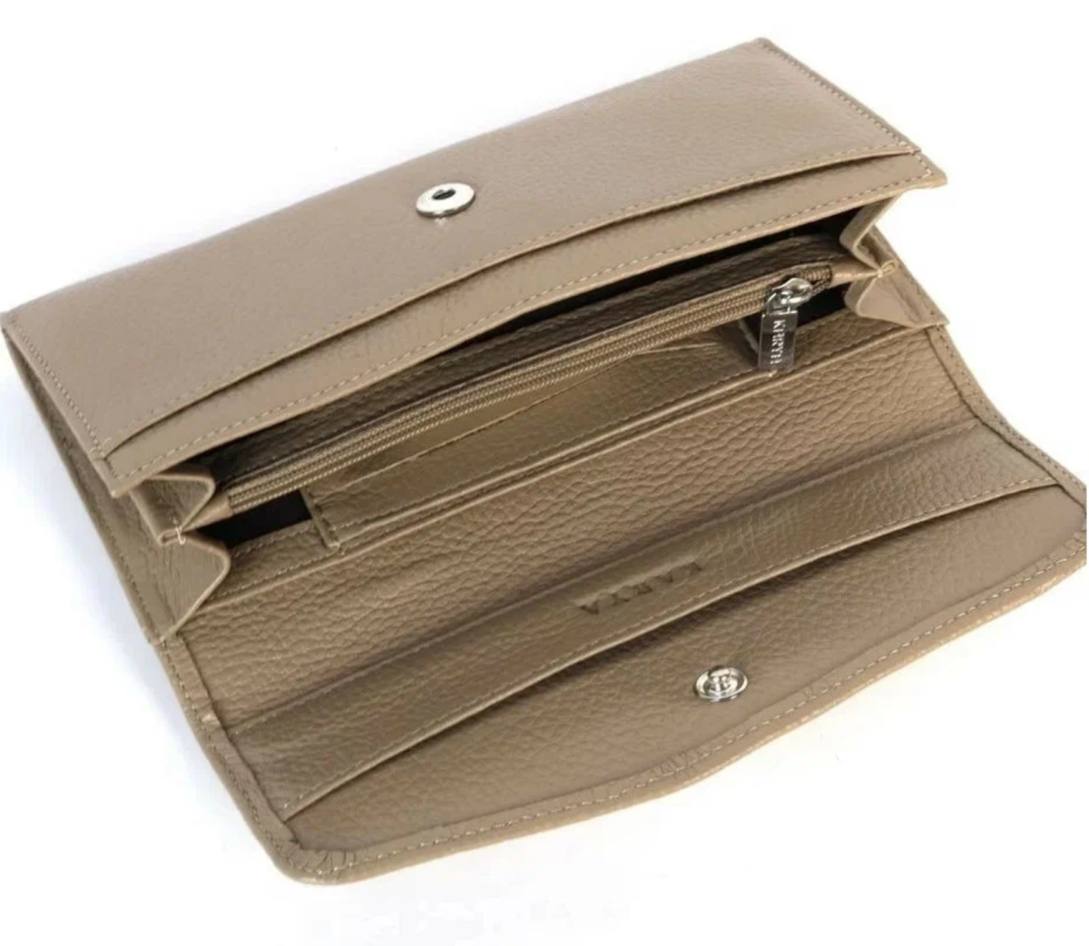 1180-51 Портмоне женское натуральная кожа KARYA (Бежевый/19*9,5*2/натуральная кожа)