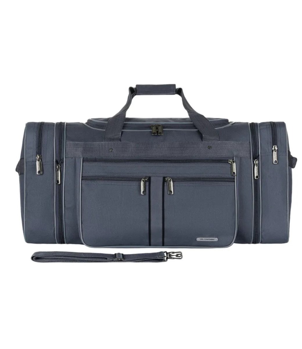 М-215р-1 Сумка спортивная 600 серый (серый/полиэстер/NTL Continent)