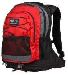 П178-01 (красный) рюкзак Рolar текстиль (Красный/31*45*18/полиэстер/0,9 кг/25 литров/Polar)