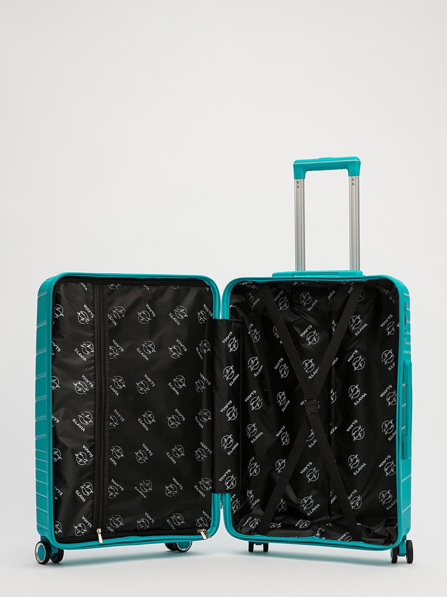 RY-804 75 20 Чемодан полипропилен (бирюзовый) (бирюзовый/38,5*55*21/полипропилен/S/2,8 кг/S.Lavia)