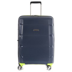 EN6520-24-81 FABRETTI Чемодан 4-х колесный 100% полипропилен (синий/45*66*26/полипропилен/M/FABRETTI)