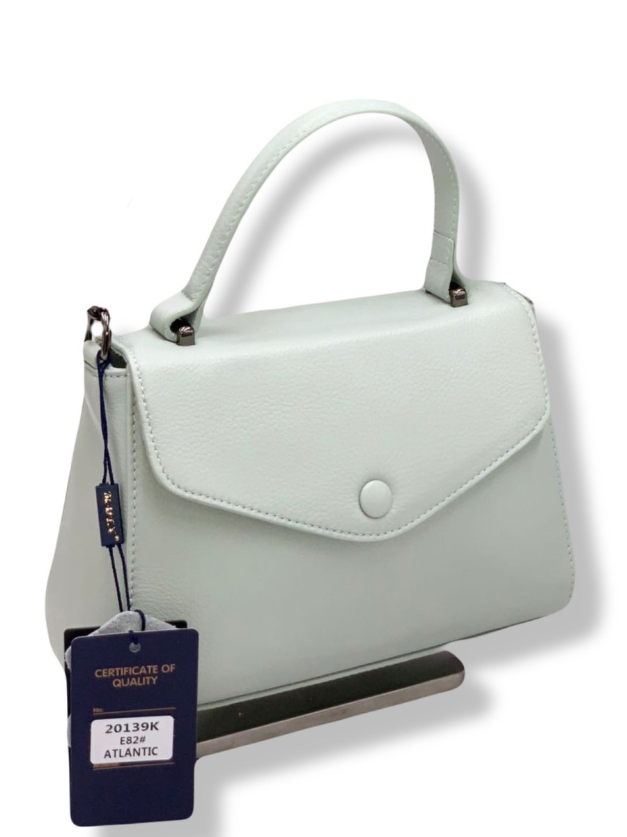 20139К Сумка женская натуральная кожа (atlantic) (Голубой/22*15*9/натуральная кожа/Redmond)