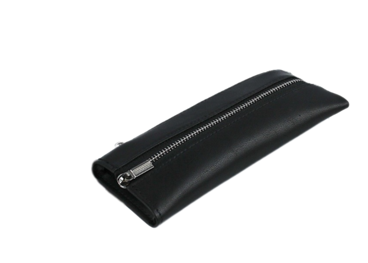 XP135-45A Ключница-карточница (чёрный) (Черный/17*7*1/натуральная кожа/Redmond)
