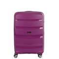 EN7520-24-10 FABRETTI Чемодан 4-х колесный 100% полипропилен (Сиреневый/44*67*25/полипропилен/M/3,4 кг/FABRETTI)