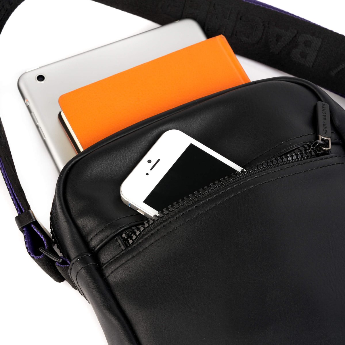 HB-9463-3-04 сумка через плечо Henry Backer (Черный/полиэстер/Henry Backer)