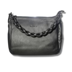 925К Сумка женская натуральная кожа (чёрный) (Черный/29*22*14/натуральная кожа/Redmond)