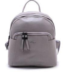 6008-098 Рюкзак женский натуральная кожа KARYA (Серый/27*30*13/натуральная кожа/KARYA)