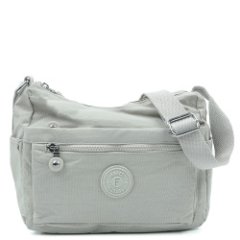 8634-40 FABRETTI Сумка 100% полиэстер (Серый светлый/27*22*10/полиэстер/FABRETTI)