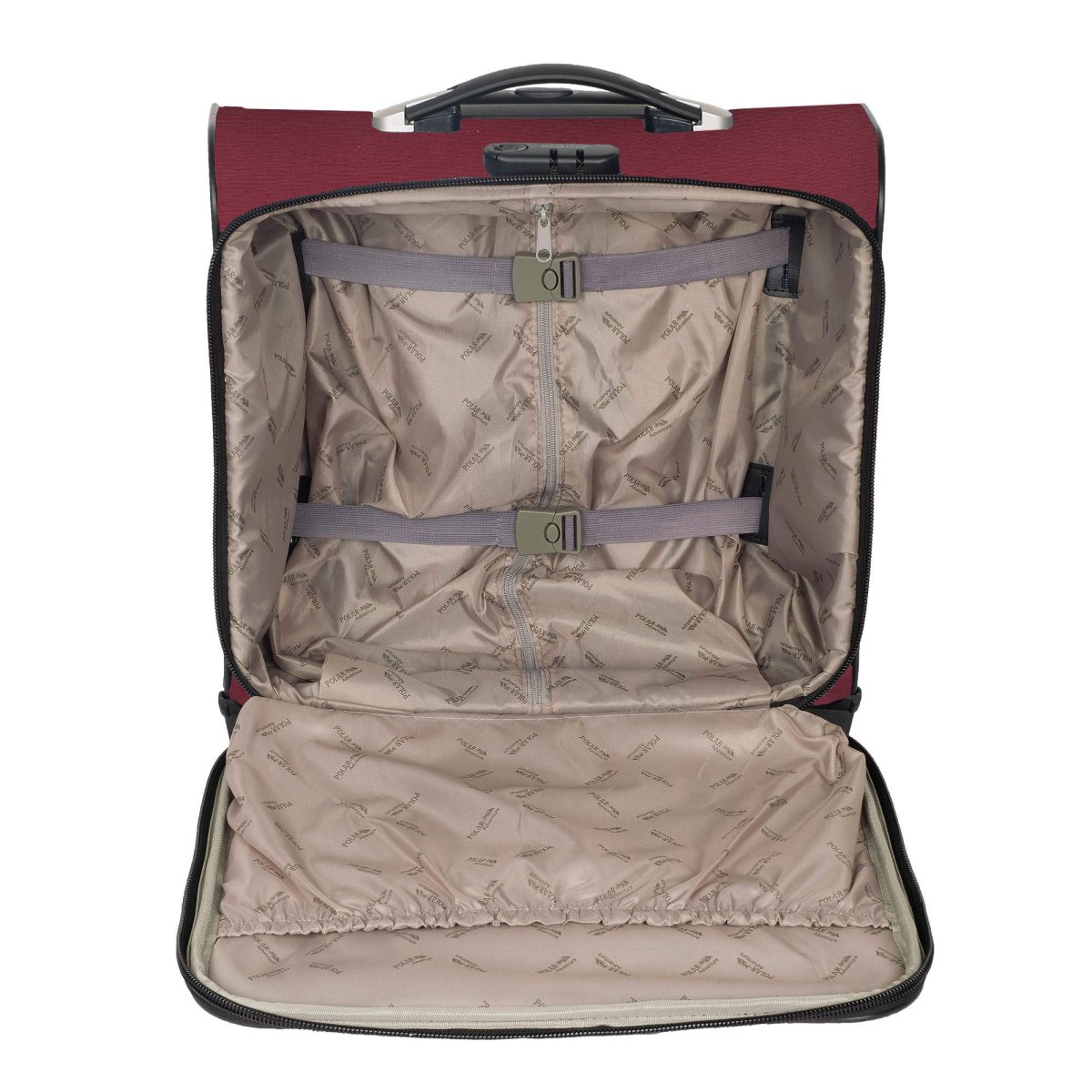 П7108 (черный) сумка Пилотнов.дубл.метал.каркас 2 колеса (Черный/41*39*17/полиэстер/Polar)