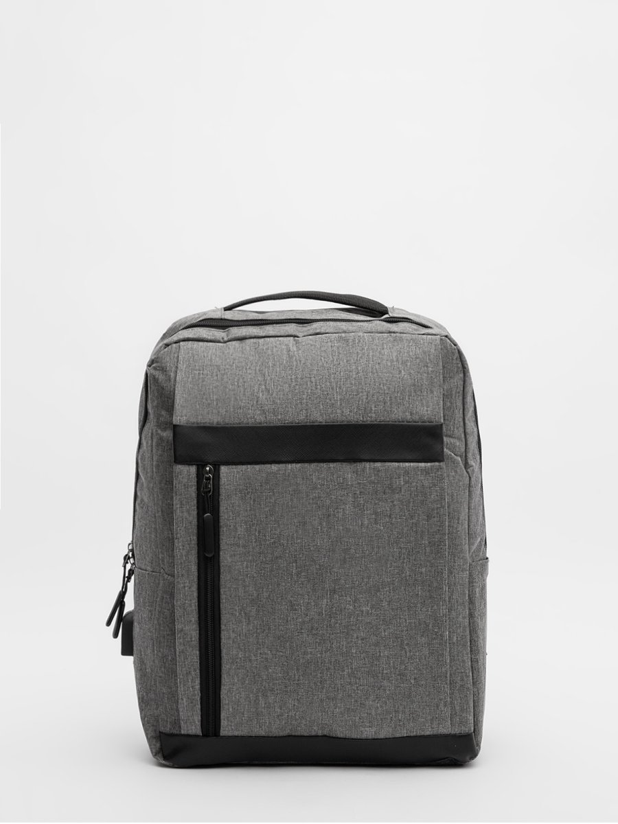 7005 05 Рюкзак 3в1 текстиль (серый) (Серый/29*40*12/текстиль/S.Lavia)
