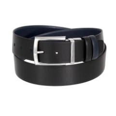 40123 Black/Blue Ремень двухсторонний Conti Uomo (длина 130) (Черный/синий/130 см/натуральная кожа/Conti Uomo)