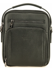 102-81585-1 Сумка мужская кожа (Пеллекон) (черный/20*25*5/натуральная кожа/PELLECON)