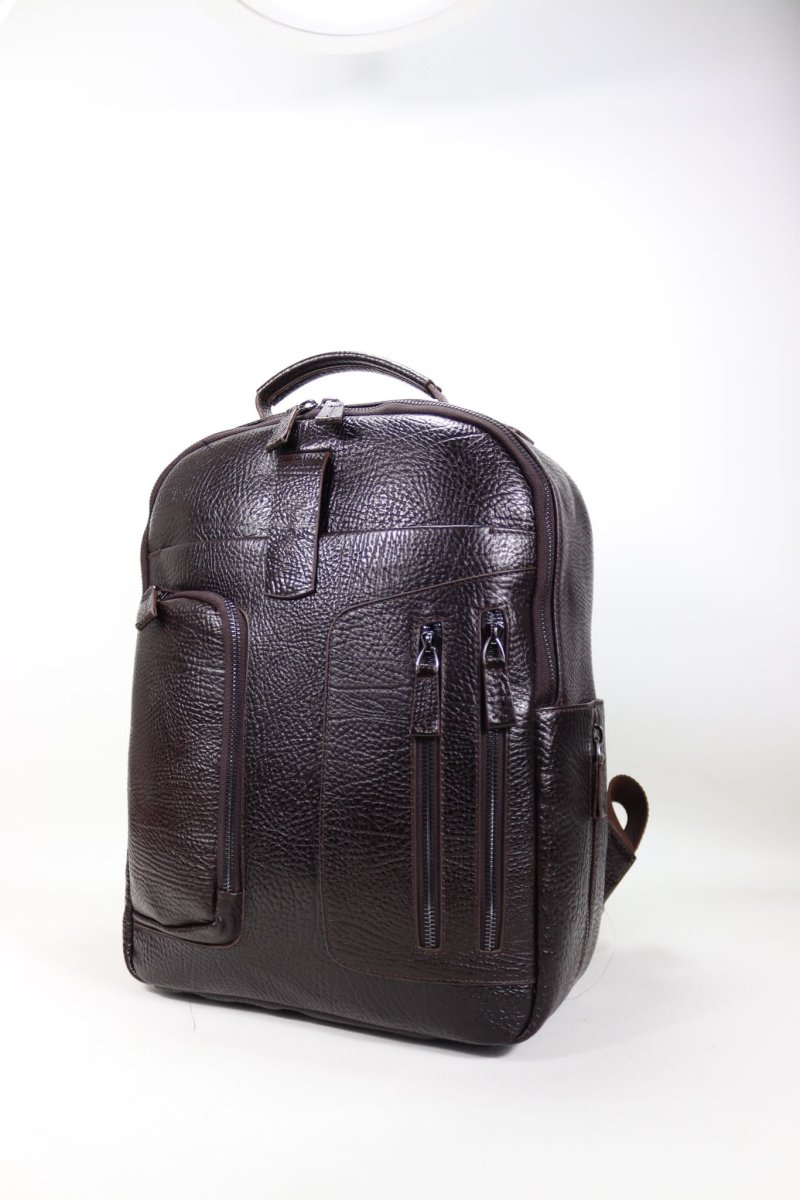 0259-04 Рюкзак мужской натуральная кожа. KARYA (Коричневый/30*38*15/натуральная кожа/KARYA)