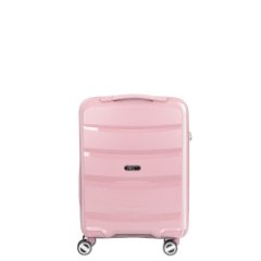 EN7520-20-55 FABRETTI Чемодан 4-х колесный 100% полипропилен (Розовый/38*55*18/полипропилен/S/FABRETTI)