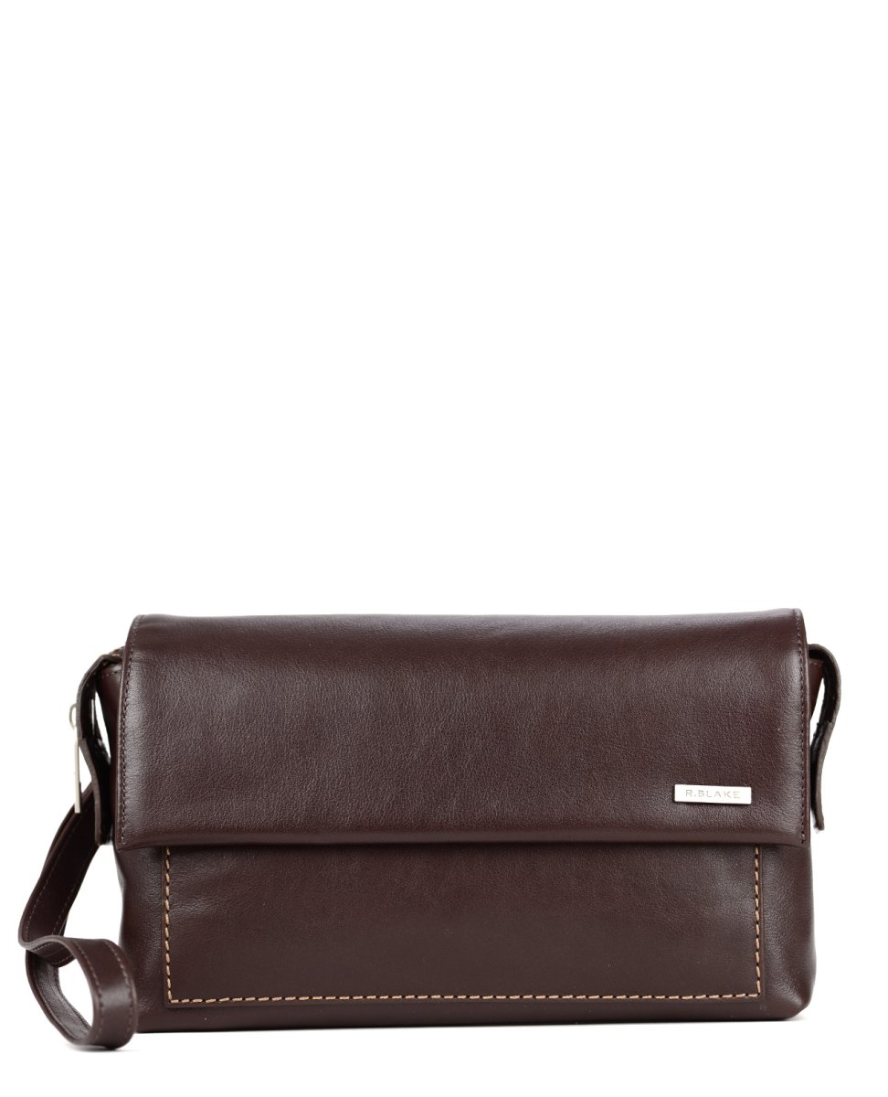 53134 Сумка-клатч LEWIS TORONTO кожа коричневый (Коричневый/22*13*5/натуральная кожа/R.Blake)