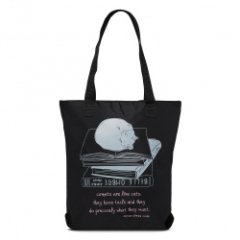 1-58 Сумка молодёжная (Like cats/черный) (Черный/28*38*10/текстиль/ANTAN)