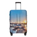 9183 (M))) Защитный чехол для чемодана (голубой/полиэстер/M/Verage)
