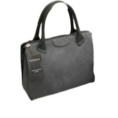 8676 Сумка женская натуральная замша/кожа (d grey) (серый тёмный/31*24*13/натуральная замша/кожа/Redmond)