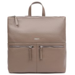 18131-235 FABRETTI Рюкзак жен. нат. кожа (Бежевый тёмный/30*30*10/натуральная кожа/FABRETTI)