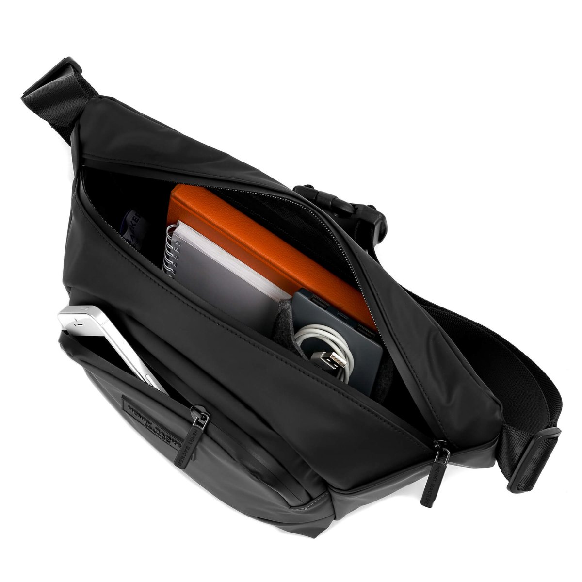 HB-1906-04 сумка на поясе Henry Backer (Черный/полиэстер/Henry Backer)