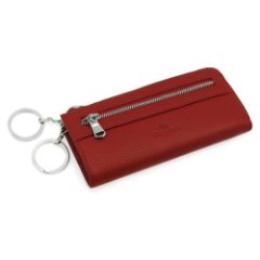 3272 Футляр для ключей F/ RED 006 (Красный/16*7,5*2/натуральная кожа/CANGURIONE)
