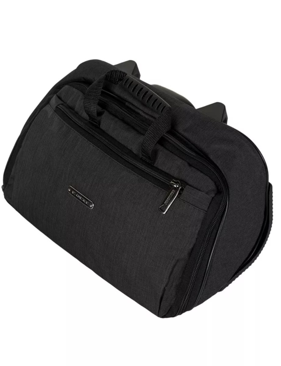 М-40-1 Сумка на колесах катионик черный (черный/34*47*17/62/катионик/NTL Continent)