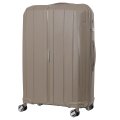 EN8520-28-13 Чемодан 4-х колесный 100% полипропилен FABRETTI  (Бежевый/53*80*30/полипропилен/L)