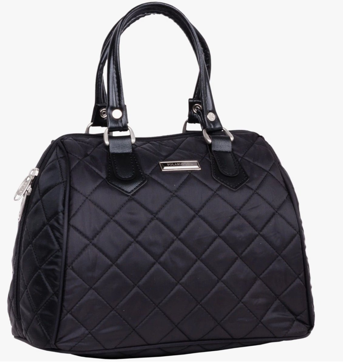 П7085 (черный) Сумка Бьюти-Кейс из стежки (черный/33*24*17/полиэстер/0,4 кг/13 литров/Polar)