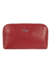 2029-46 Косметичка женская натуральная кожа KARYA (Красный/25*14*6/натуральная кожа)