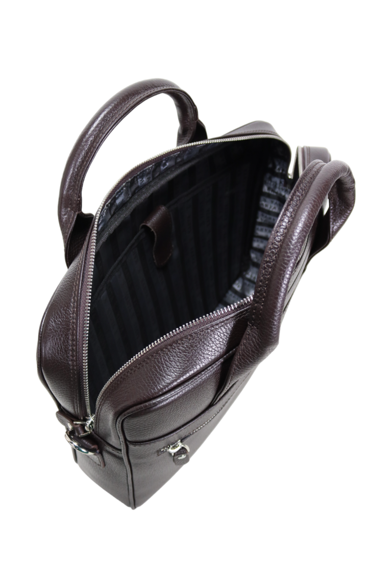 0261-04 Сумка натуральная кожа KARYA (Коричневый/39*30*7/натуральная кожа/KARYA)