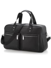 8424 Сумка дорожная мужская натуральная кожа (Черный/51*27*20/натуральная кожа/Redmond)