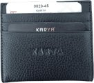 0020-45 Картхолдер натуральная кожа KARYA (Черный/10*9*1/натуральная кожа/KARYA)