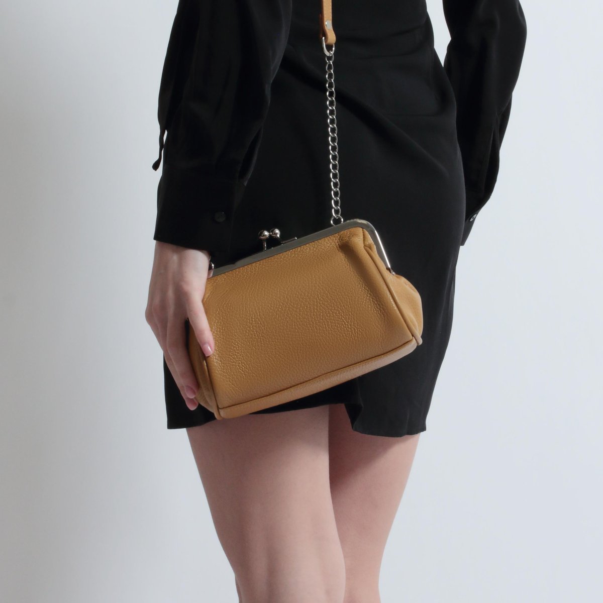 2740LN Сумка женская Охра (Жёлтый/20*15*10/натуральная кожа/Richet)