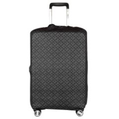 W1031-M (FABRETTI) Чехол для чемодана 92%полиэстер 8%спандекс (черный/M/полиэстер/спандекс/FABRETTI)