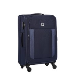 NE2020-24-8 Чемодан 4-х колесный 100% полиэстер FABRETTI  (Синий/43*66*27/полиэстер/M)