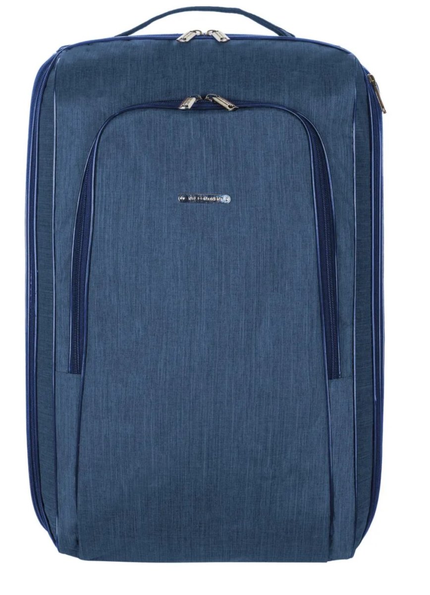 М-7622-1 Сумка на колёсах катионик (синий) (синий/33*54*31/текстиль/NTL Continent)