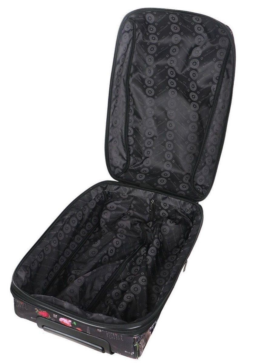 М-7318 Сумка на колесах дизайн париж (фиолетовый/47*29*22/полиэстер/NTL Continent)