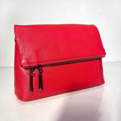 1952К Сумка женская натуральная кожа (красный) (Красный/25*20*9/натуральная кожа/Redmond)