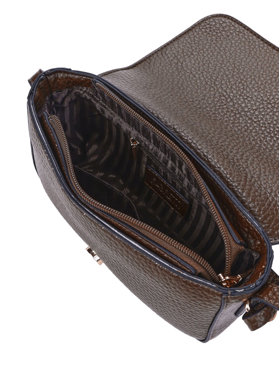 FG25032-12 FABRETTI Сумка женская 100% полиуретан (коричневый)