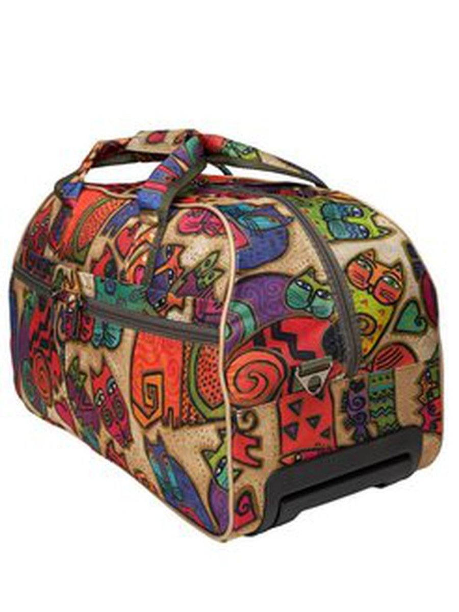 М-607 Сумка на колесах кошки бежевый (бежевый/46*30*25/полиэстер/NTL Continent)