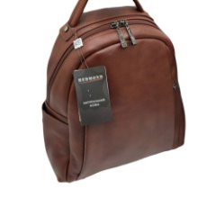190К Рюкзак женский натуральная кожа (brown) (коричневый/26*30*13/натуральная кожа/Redmond)