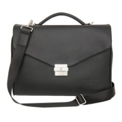 7063 (Napoli black) Портфель Sergio Belotti (черный/40*30*10,5/натуральная кожа/Sergio Belotti)