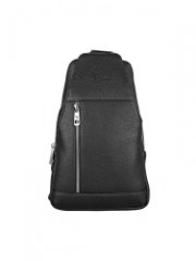 812-81614-1 Сумка-рюкзак мужская на одной лямке (Пеллекон) (Черный/20*32*4,5/Экокожа)