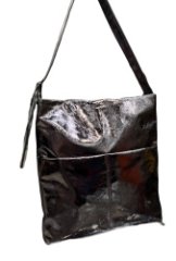 8022G Сумка женская натуральная кожа (pewter) (Сиреневый блеск/38*32*6/натуральная кожа/Redmond)