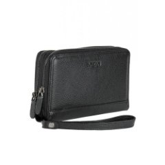 0890-45 Клатч натуральная кожа KARYA (Черный/21*12*5/натуральная кожа/KARYA)