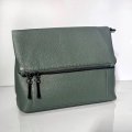 1952К Сумка женская натуральная кожа (зелёный) (Зелёный/25*20*9/натуральная кожа/Redmond)